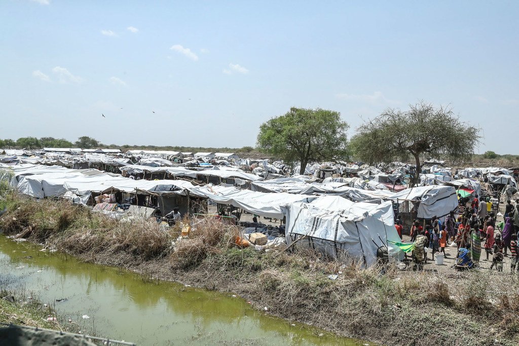 An IDP camp in Jonglei state, South Sudan. (file photo)